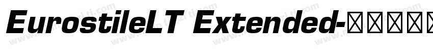 EurostileLT Extended字体转换